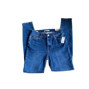 Pacsun Blue high rise jeans DISTRESSED jeggings Size 27 Brand New